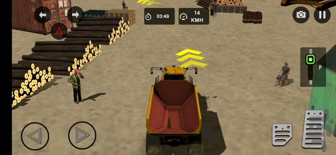 بازی ماشین غول پیکر باری - Gameplay image of android game