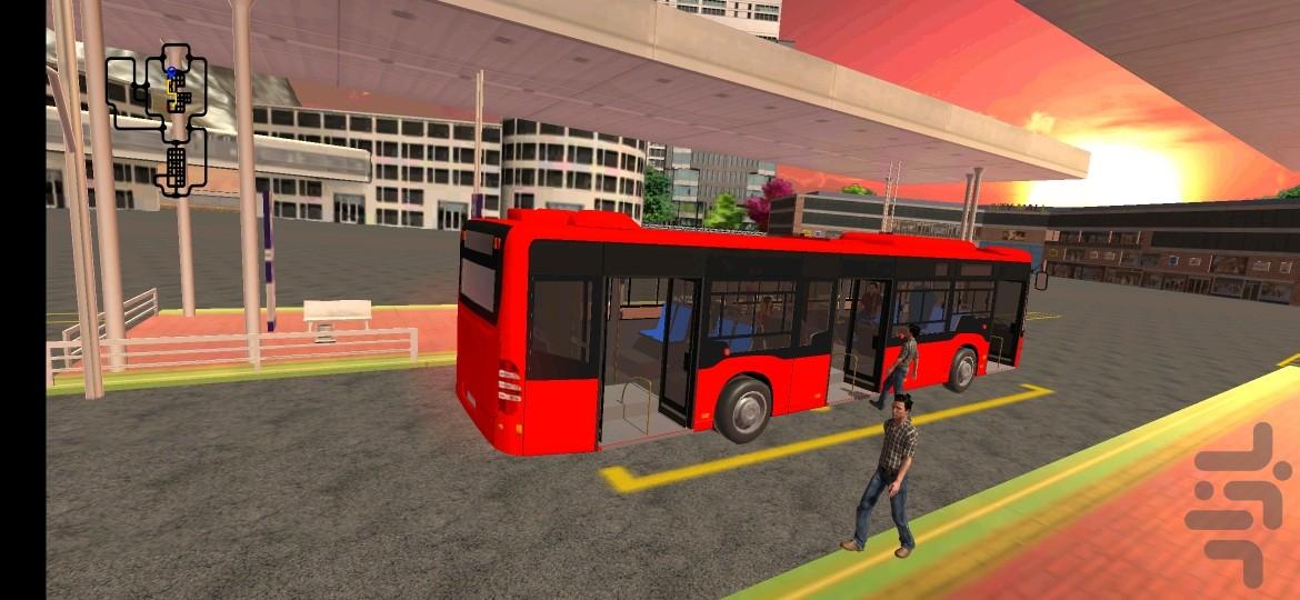 بازی اتوبوسی جدید ، ماشین بازی - عکس بازی موبایلی اندروید