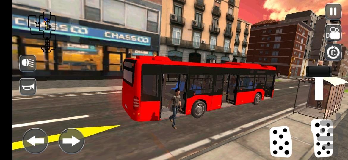 بازی اتوبوسی جدید ، ماشین بازی - عکس بازی موبایلی اندروید