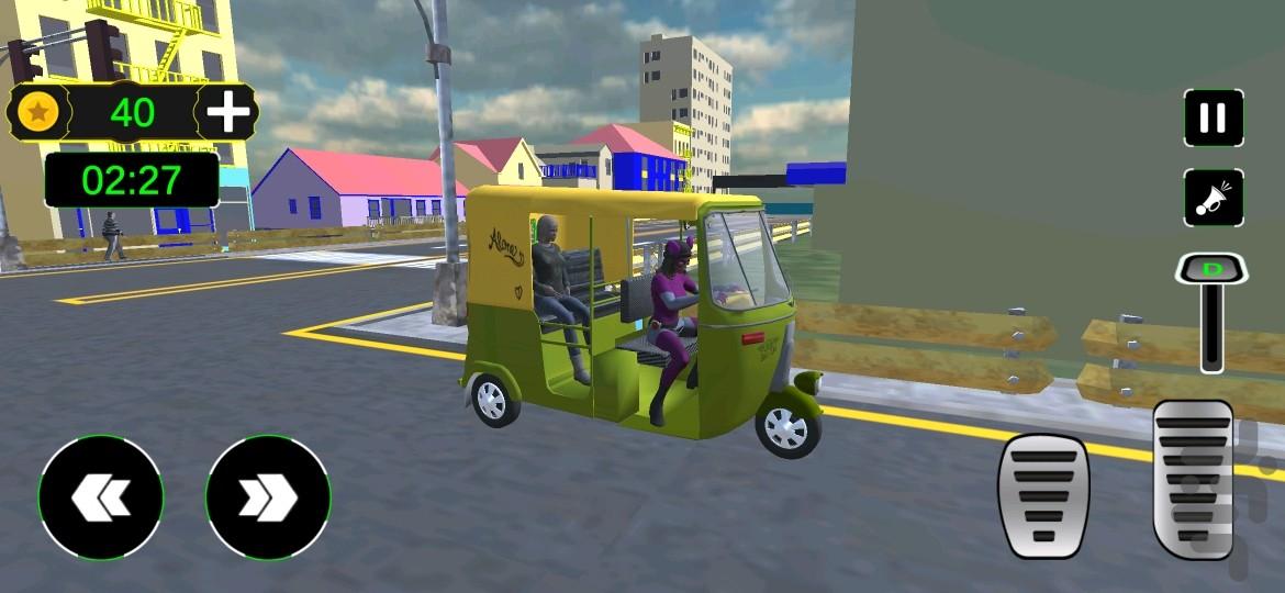 بازی رانندگی با سه چرخ ، موتور بازی - Gameplay image of android game