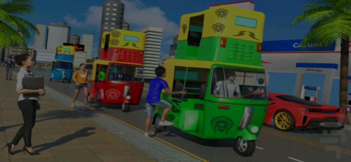 بازی رانندگی با سه چرخ ، موتور بازی - Gameplay image of android game