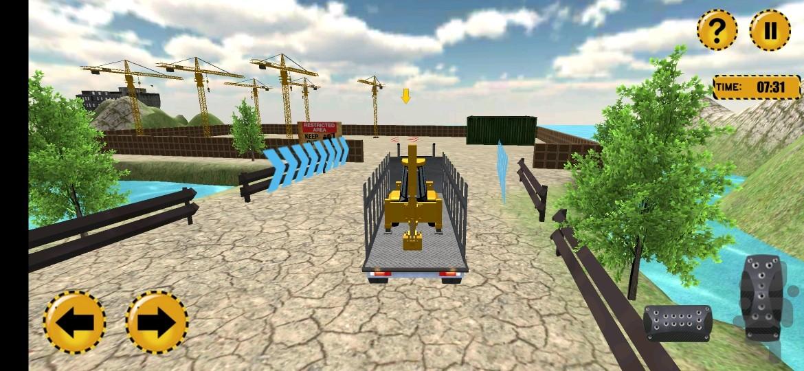 بازی بیل مکانیکی ، ماشین ، کامیون - عکس بازی موبایلی اندروید