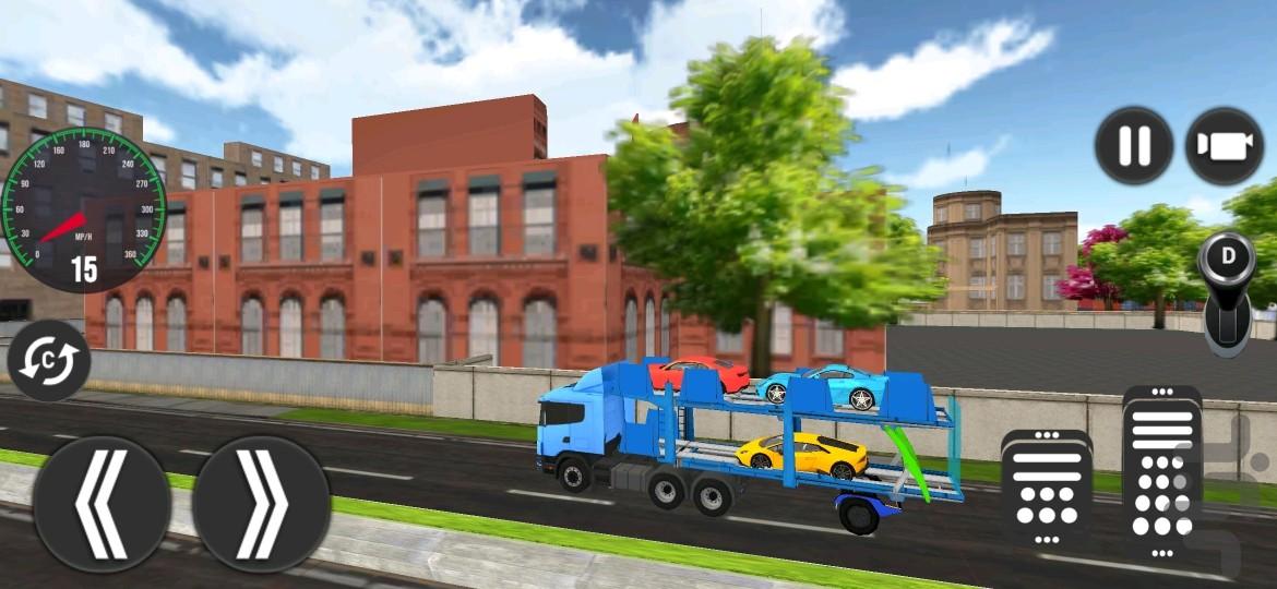 ماشین سنگین ، تریلی ، کامیون - عکس بازی موبایلی اندروید