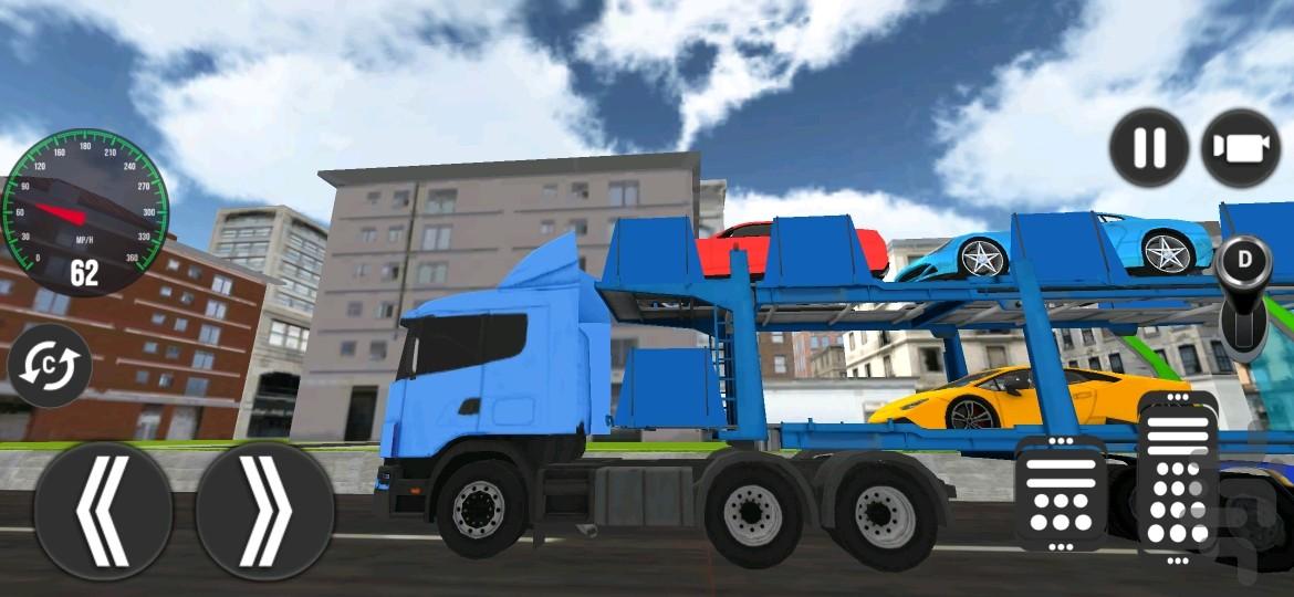 ماشین سنگین ، تریلی ، کامیون - Gameplay image of android game