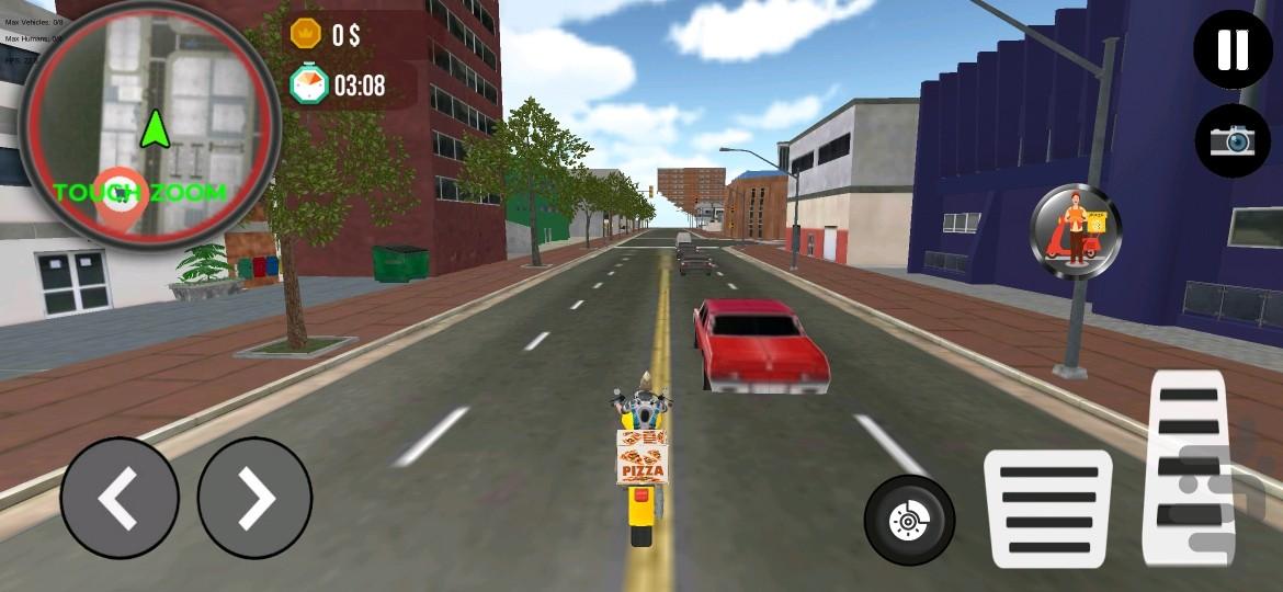 پیک موتوری ، موتور بازی - Gameplay image of android game
