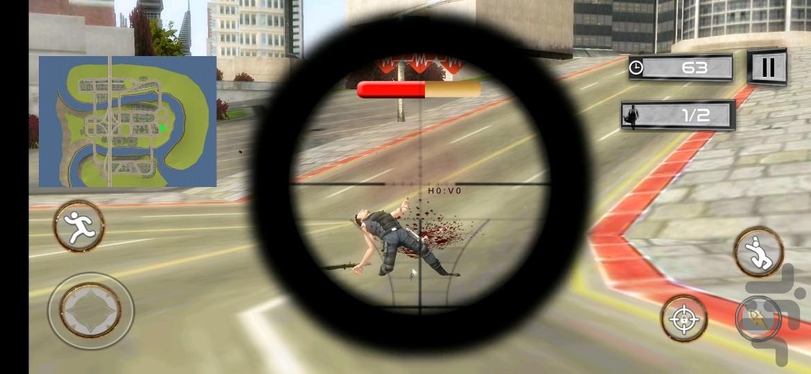 ماشین پلیس جنگی - Gameplay image of android game