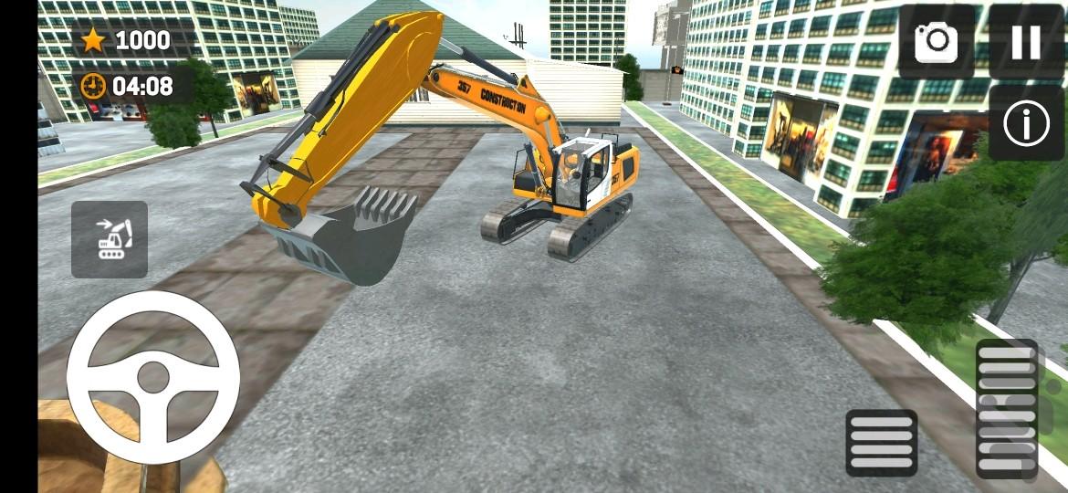 بولدزر راهسازی - Gameplay image of android game