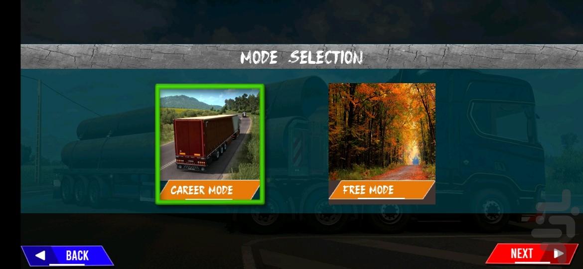 رانندگی با تریلی - Gameplay image of android game