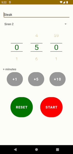 Kitchen Timers - Image screenshot of android app