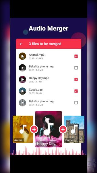 تبدیل فیلم به اهنگ MP3 - Image screenshot of android app