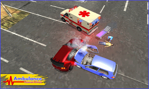 Ambulance Rescue Driver ۲۰۱۷ - عکس بازی موبایلی اندروید