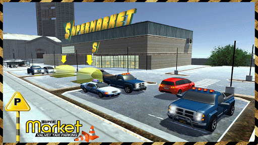 Supermarket Taxi Driver ۳D Sim - عکس بازی موبایلی اندروید