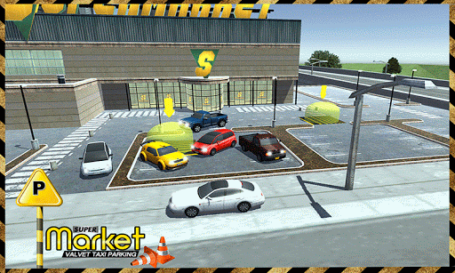 Supermarket Taxi Driver ۳D Sim - عکس بازی موبایلی اندروید