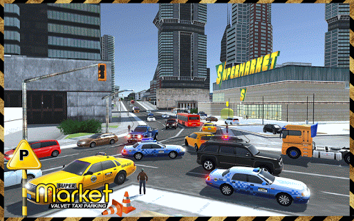 Supermarket Taxi Driver ۳D Sim - عکس بازی موبایلی اندروید