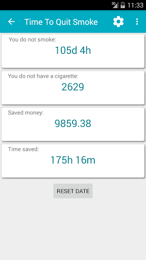 Time To Quit Smoke - Image screenshot of android app