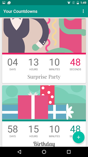 Countdown by timeanddate.com - Image screenshot of android app