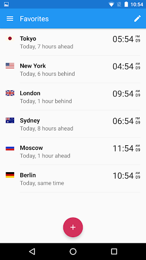 World Clock by timeanddate.com for Android - Download