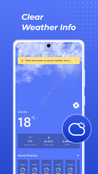 Timely Weather - عکس برنامه موبایلی اندروید