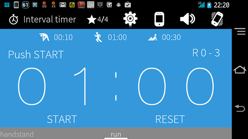 Interval Timer+ HIIT Training - Image screenshot of android app