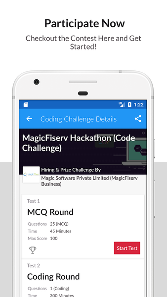 TechGig: Contests,Tests & News - عکس برنامه موبایلی اندروید