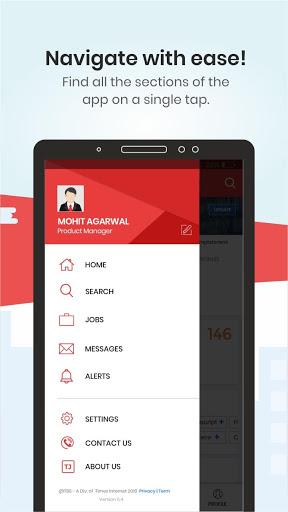TimesJobs: Alerts & Job Search - عکس برنامه موبایلی اندروید