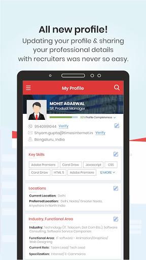 TimesJobs: Alerts & Job Search - عکس برنامه موبایلی اندروید