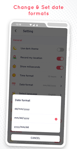 Timestamper - Activity Tracker - عکس برنامه موبایلی اندروید
