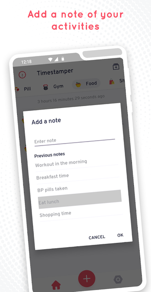 Timestamper - Activity Tracker - عکس برنامه موبایلی اندروید