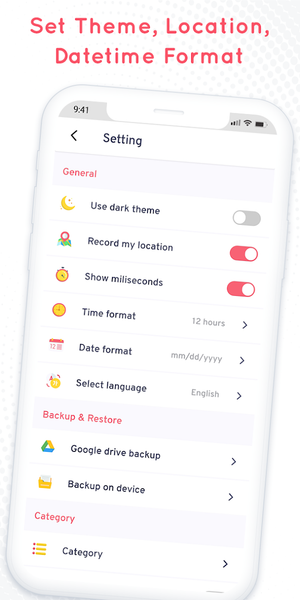 Timestamper - Activity Tracker - عکس برنامه موبایلی اندروید