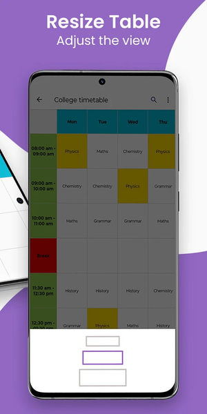 Timetable & Schedule Maker - Image screenshot of android app