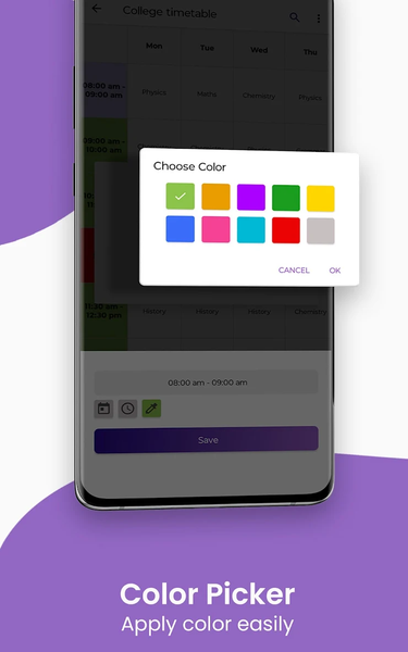 Timetable & Schedule Maker - Image screenshot of android app