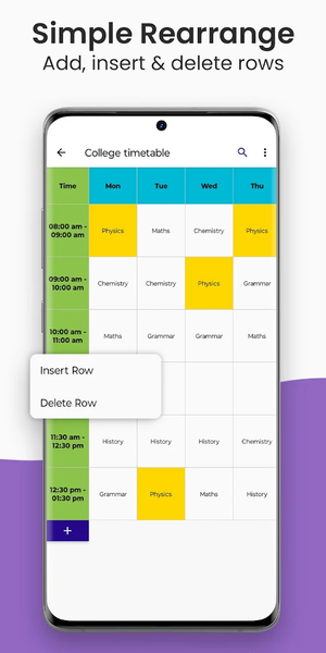 Timetable & Schedule Maker - Image screenshot of android app