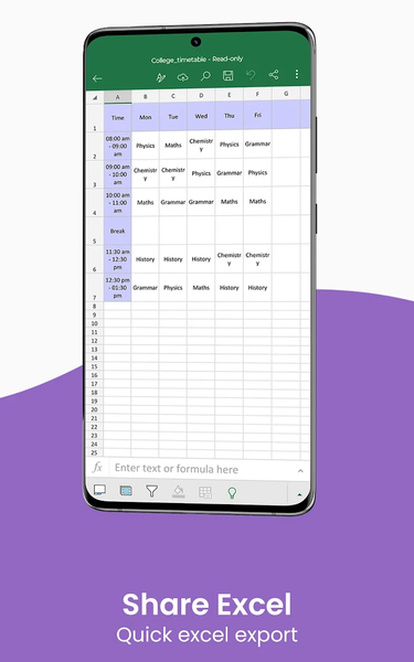 Timetable & Schedule Maker - Image screenshot of android app