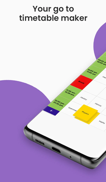 Timetable & Schedule Maker - Image screenshot of android app