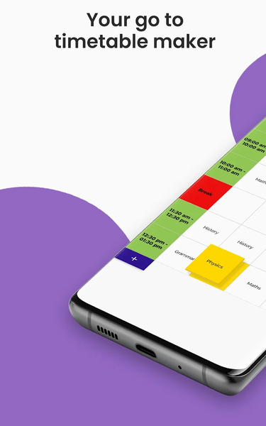Timetable & Schedule Maker - Image screenshot of android app