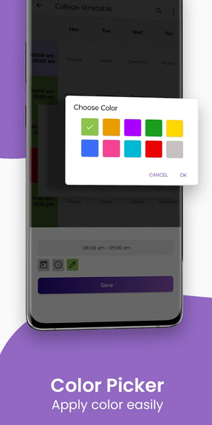 Timetable & Schedule Maker - Image screenshot of android app