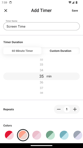 Time Timer Visual Productivity - Image screenshot of android app