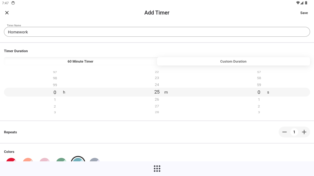 Time Timer Visual Productivity - Image screenshot of android app