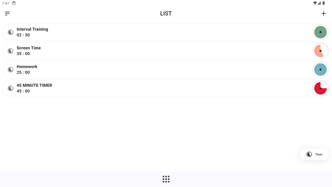 Time Timer Visual Productivity - Image screenshot of android app