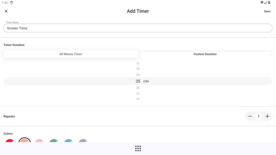 Time Timer Visual Productivity - Image screenshot of android app