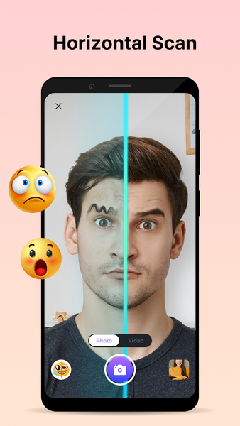 Time Warp Scan: Funny Face - عکس برنامه موبایلی اندروید