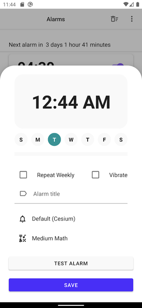 Math Alarm Clock - عکس برنامه موبایلی اندروید