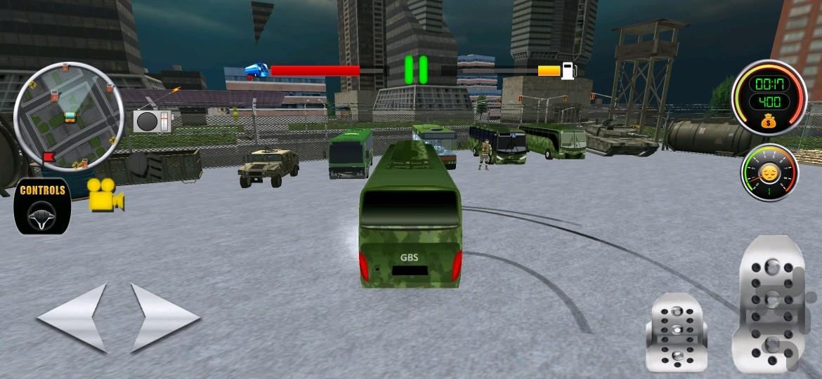 بازی اتوبوس نظامی - عکس بازی موبایلی اندروید
