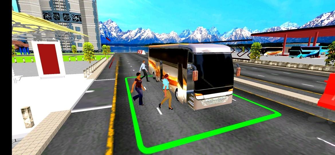 بازی راننده اتوبوس حرفه ای - Gameplay image of android game