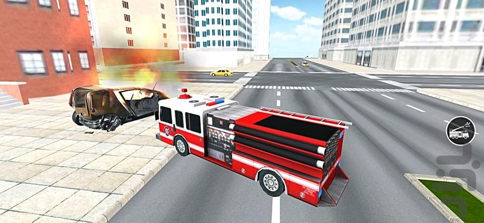 ماشین پلیس ، آمبولانس ، آتش نشانی - عکس بازی موبایلی اندروید