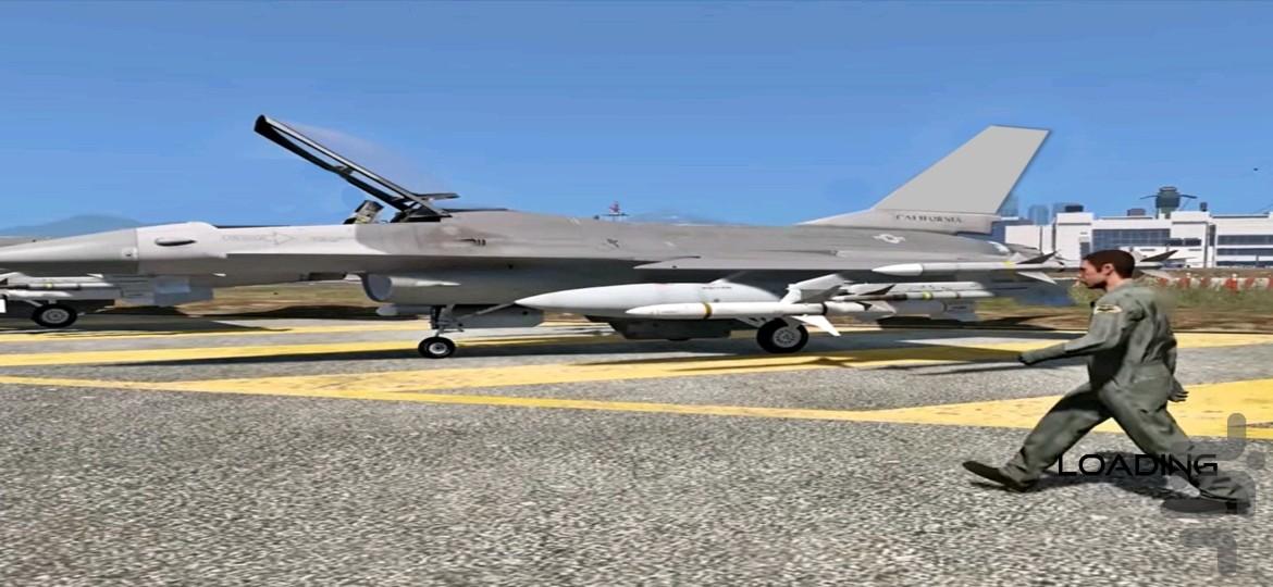 بازی جت مدرن جنگی - Gameplay image of android game