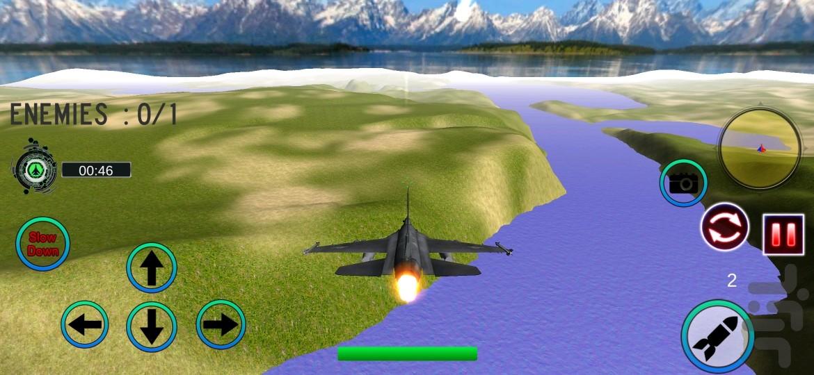 بازی جت مدرن جنگی - Gameplay image of android game