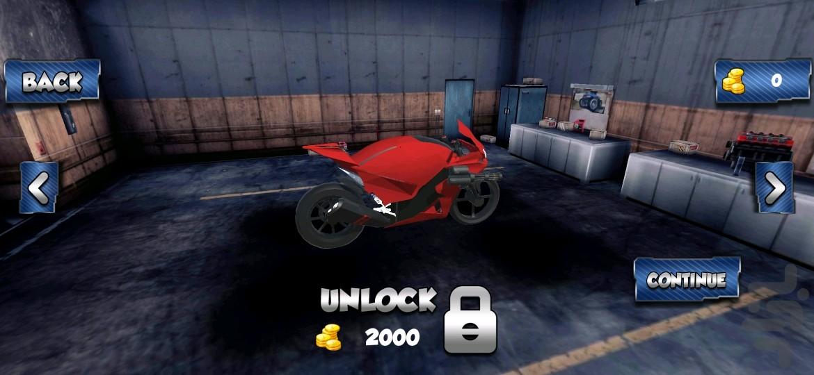 بازی موتوری جنگی - Gameplay image of android game