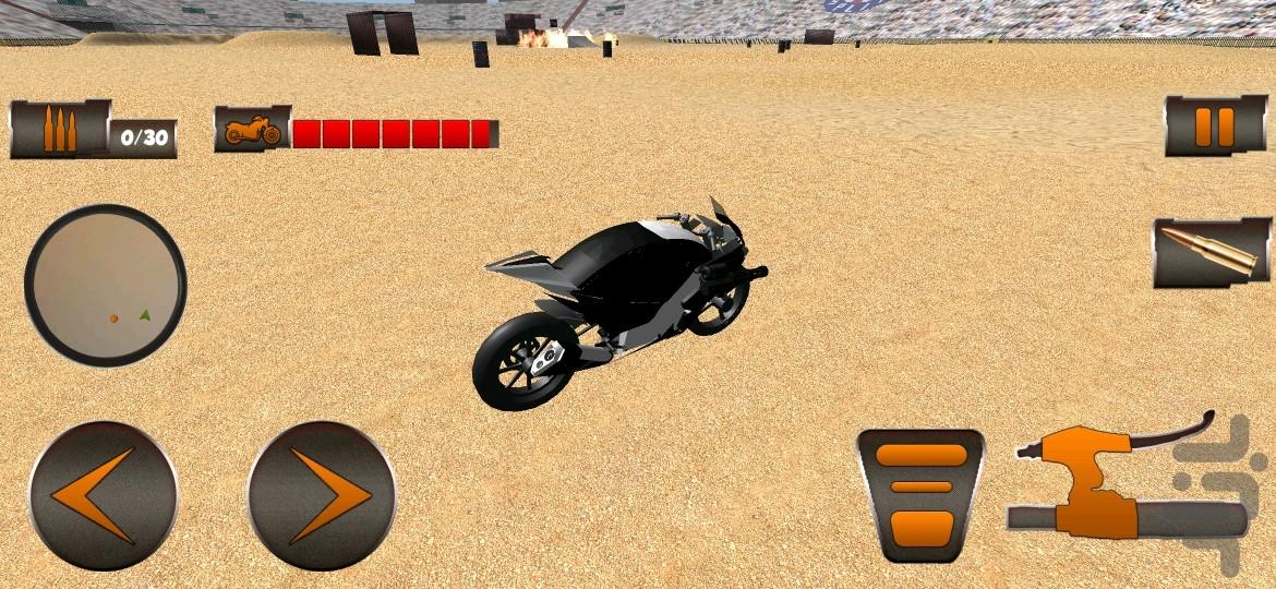 بازی موتوری جنگی - عکس بازی موبایلی اندروید