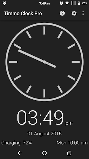 Timmo Clock Pro - Desk Clock - عکس برنامه موبایلی اندروید